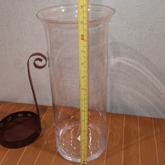 PARTYLITE SUNESTA HURRICANE CANDLE HOLDER 13" TALL RETIRED - STUNNING - Picture 5 of 8